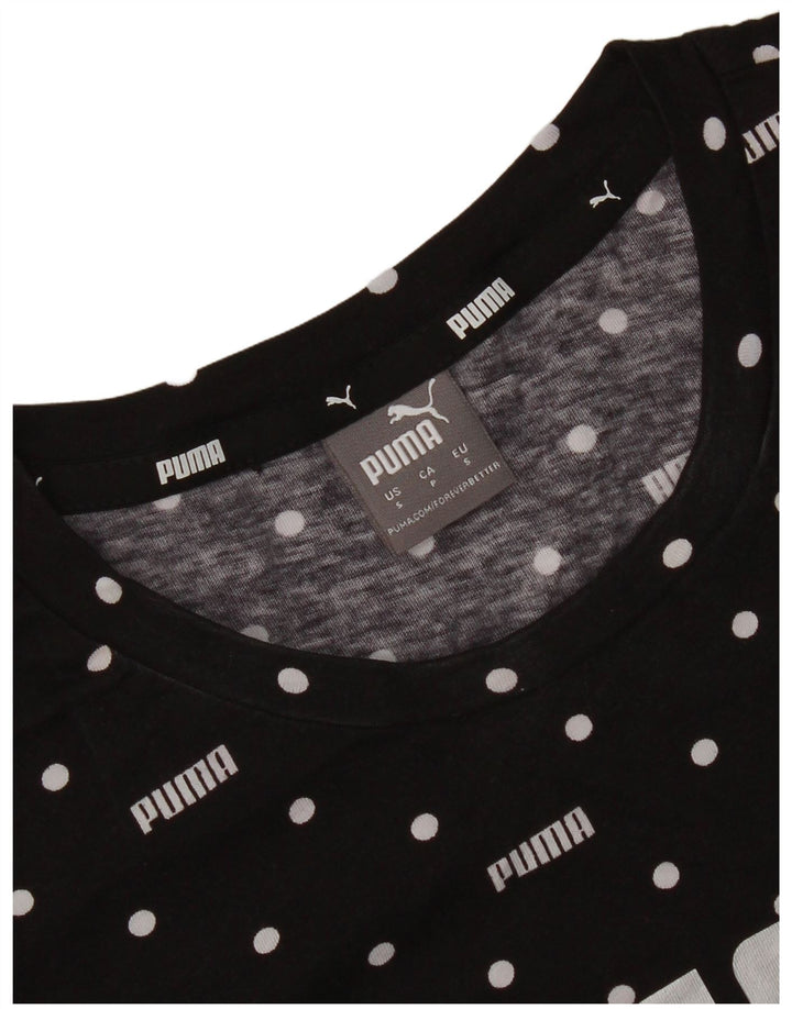 T-shirt grafica da uomo Puma Top Small Nera