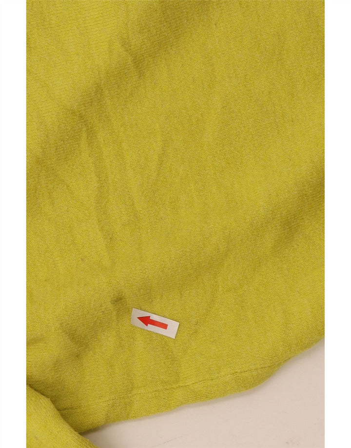 Maglione maglione girocollo da donna Marks & Spencer UK 14 giallo medio