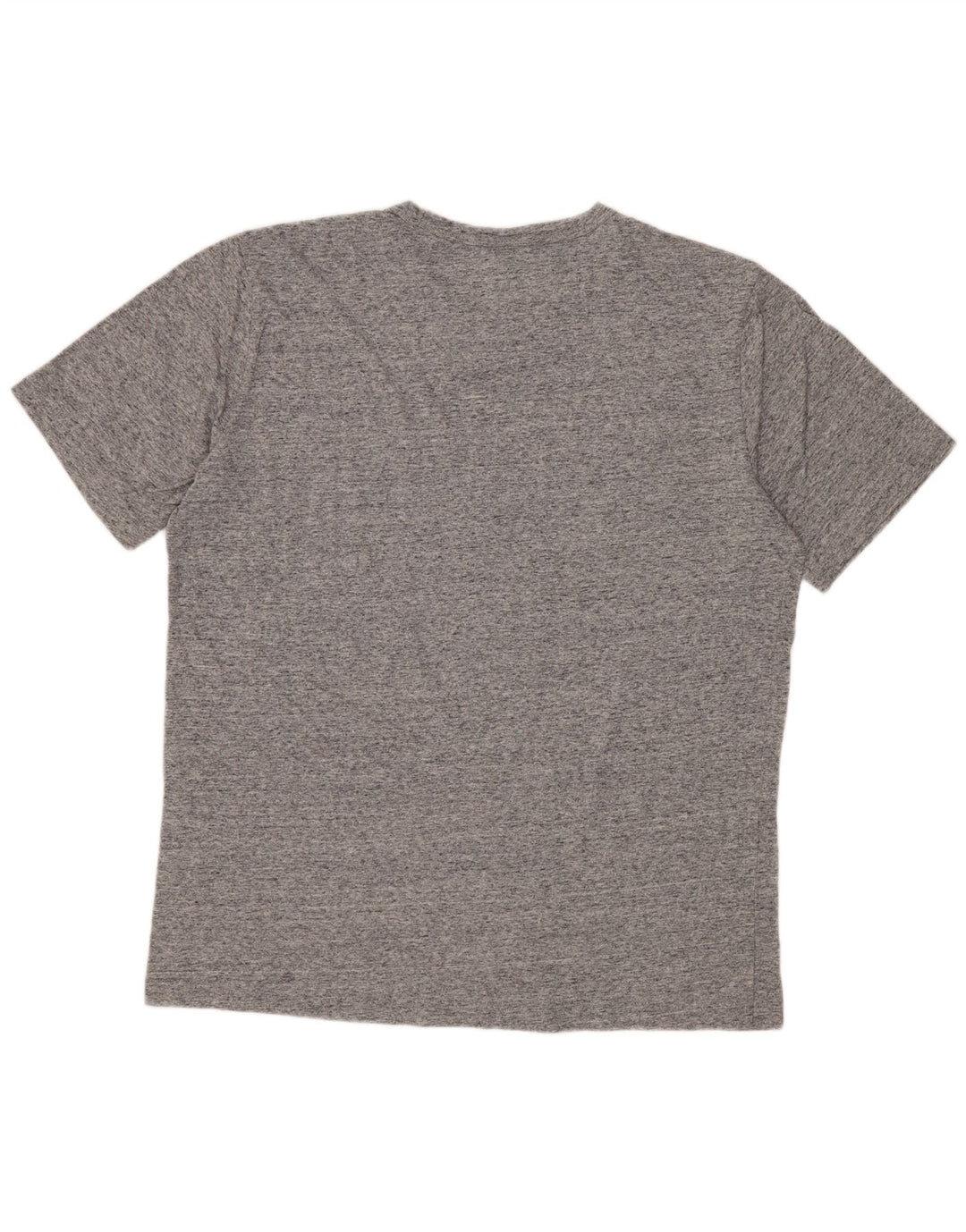 T-shirt grafica da uomo CHAMPION Top grande in cotone chiazzato grigio