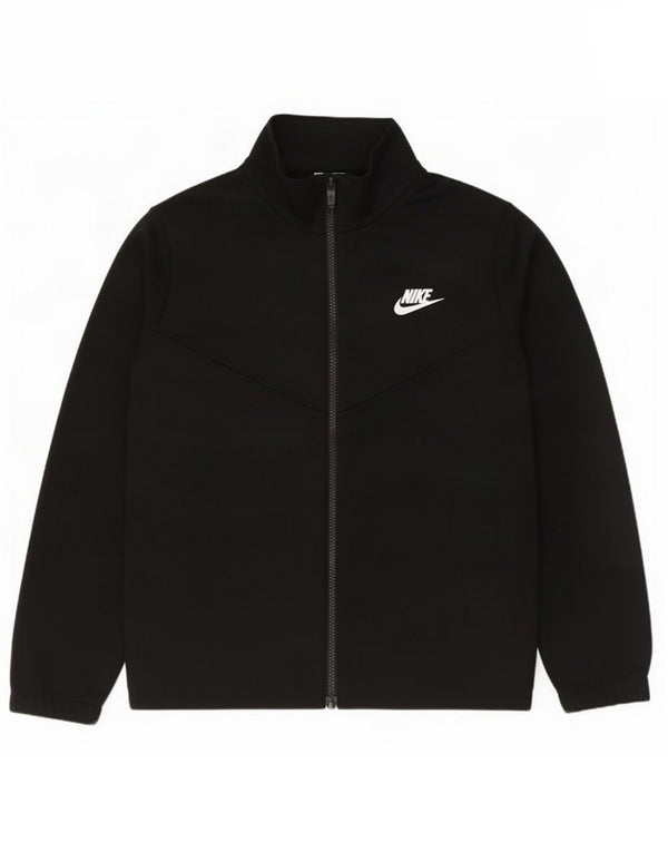 Giacca da tuta grafica Nike da ragazzo, 12-13 anni, grande, in poliestere nero