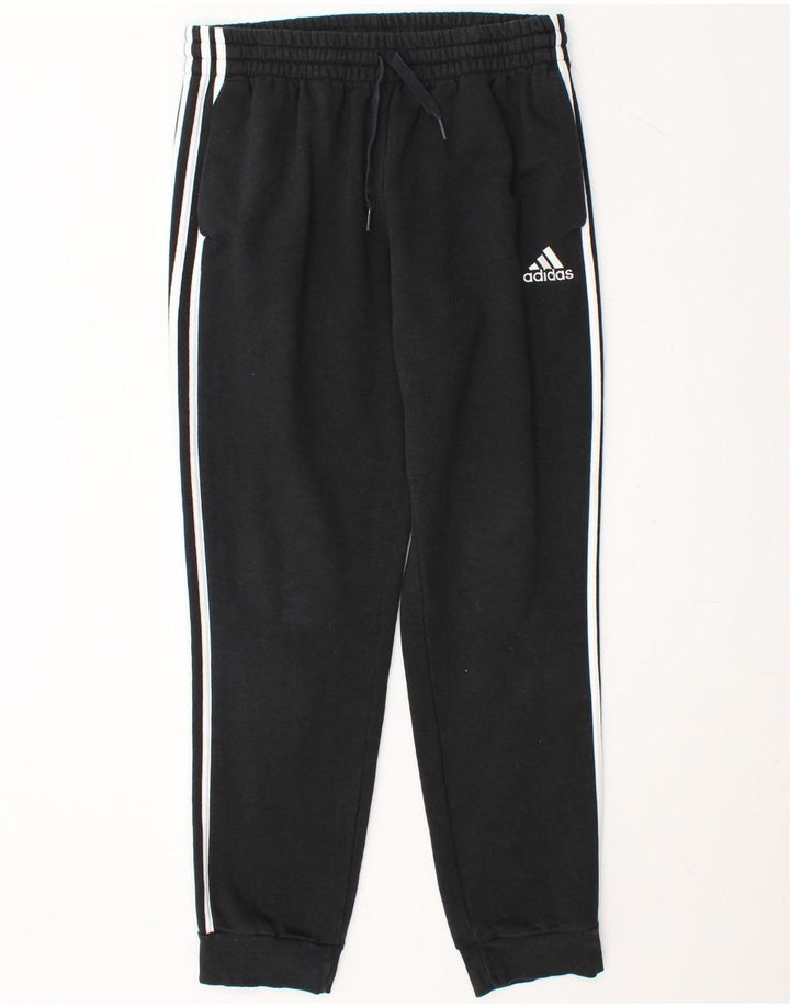 ADIDAS Mens Tracksuit Trousers Joggers Medium Black Cotton Vintage Adidas and Second-Hand Adidas from Messina Hembry 