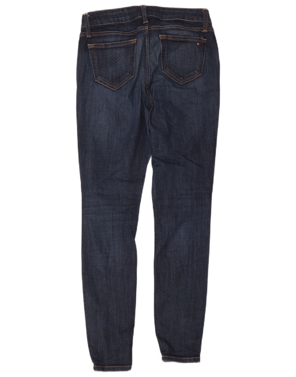 Jeans skinny legging da donna Tommy Hilfiger US 4 Small W30 L30 Blu navy