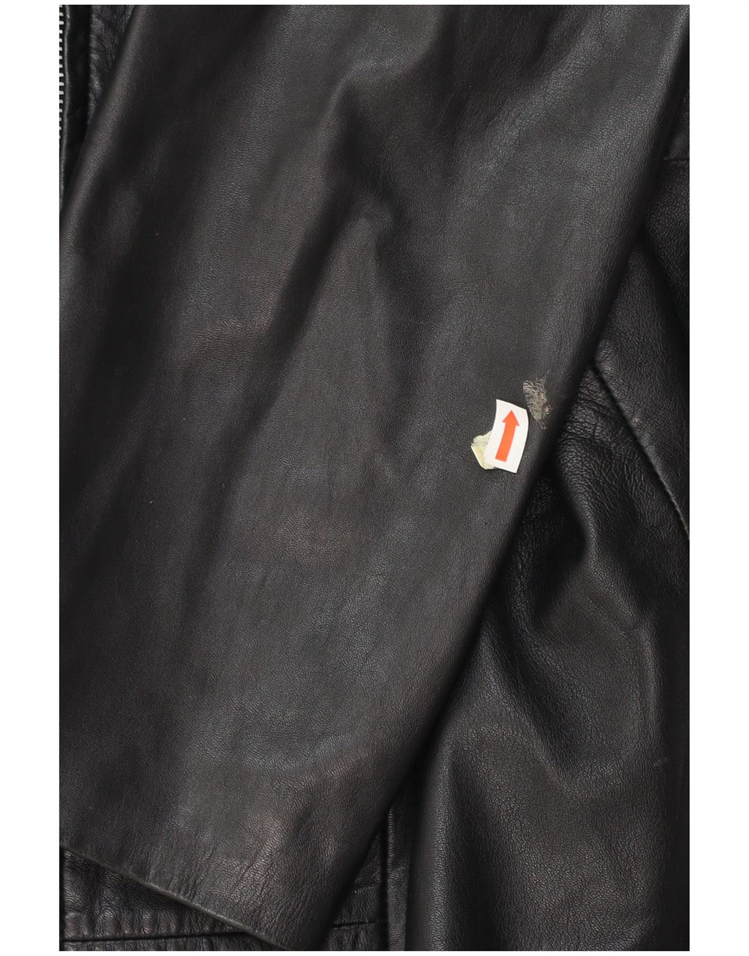 GERRY WEBER Cappotto in pelle da donna UK 16 Grande pelle nera