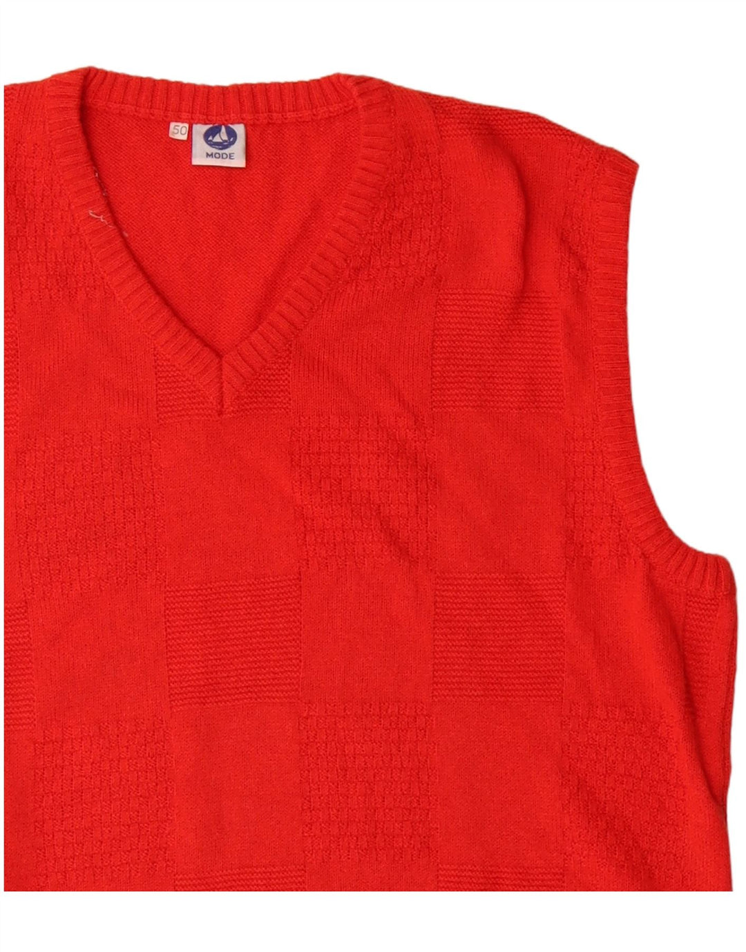 Canotta Uomo VINTAGE IT 50 Rosso Medio Cotone
