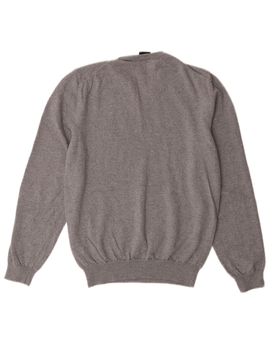 Maglione maglione con scollo a V da donna HUGO BOSS UK 10 piccolo grigio