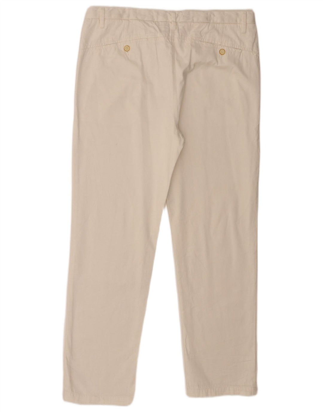 Pantaloni chino dritti da donna Zara EU 40 medi W30 L28 bianchi