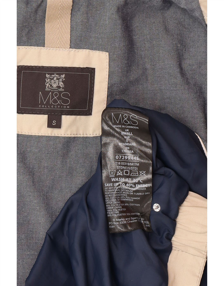 Gilet pratico da uomo Marks & Spencer UK 36 piccolo poliestere beige