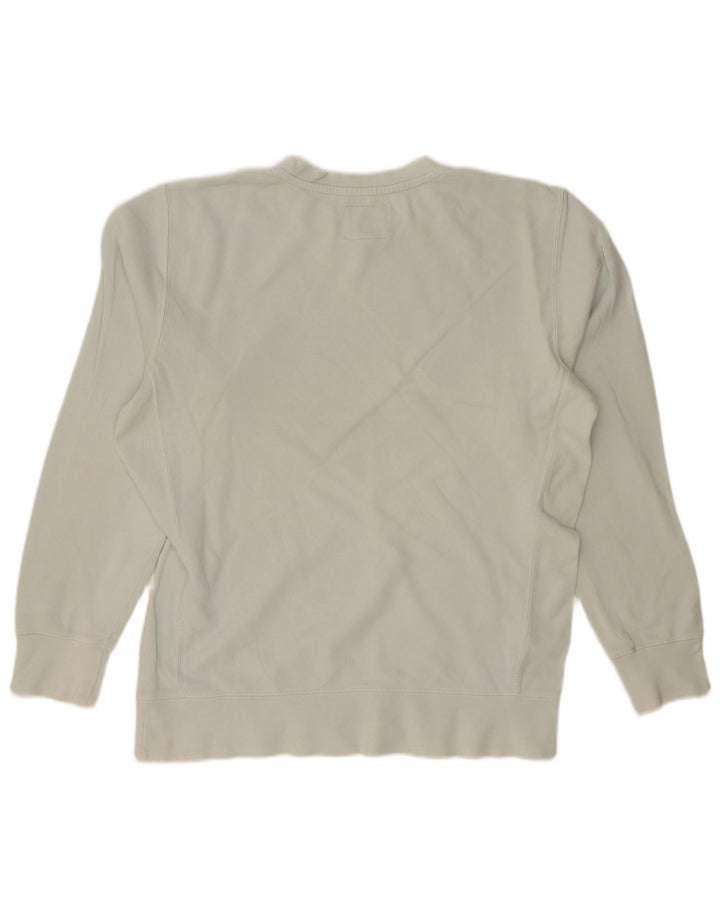 AMERICAN EAGLE Felpa grafica da uomo Maglione blu medio in cotone