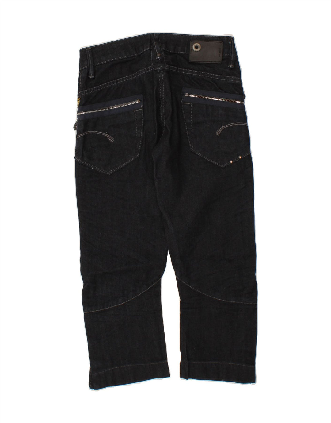 GAS Womens 3301 Capri Jeans W27 L22  Black Cotton Vintage Gas and Second-Hand Gas from Messina Hembry 