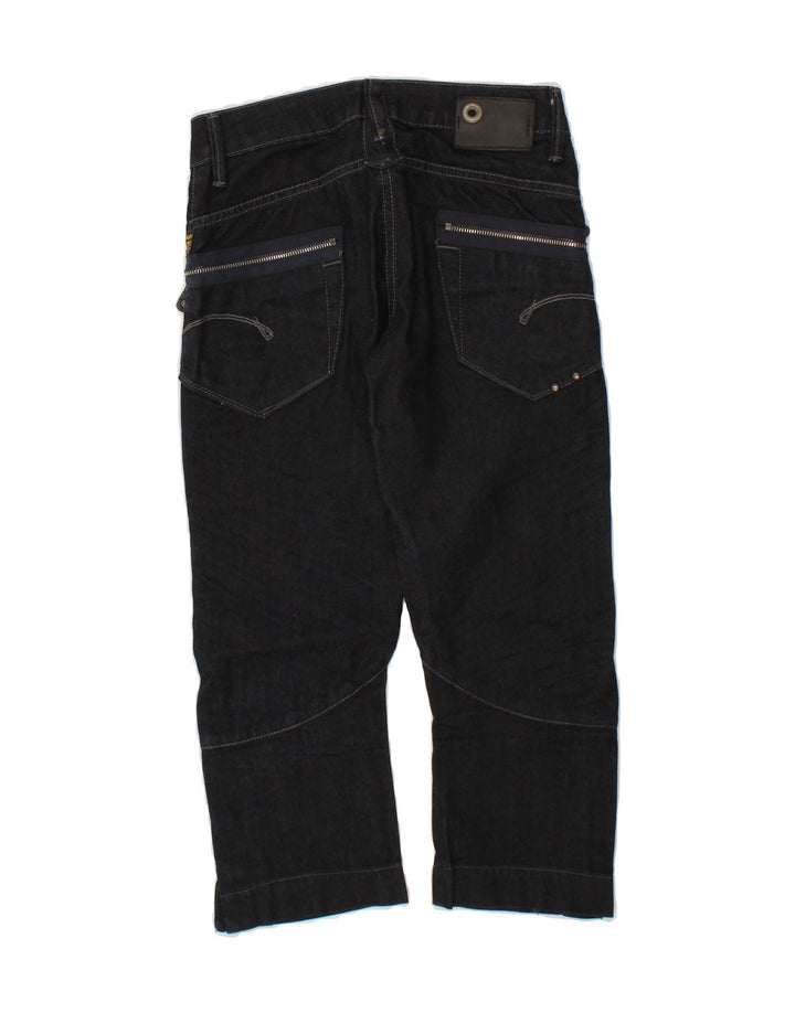 GAS Womens 3301 Capri Jeans W27 L22  Black Cotton Vintage Gas and Second-Hand Gas from Messina Hembry 