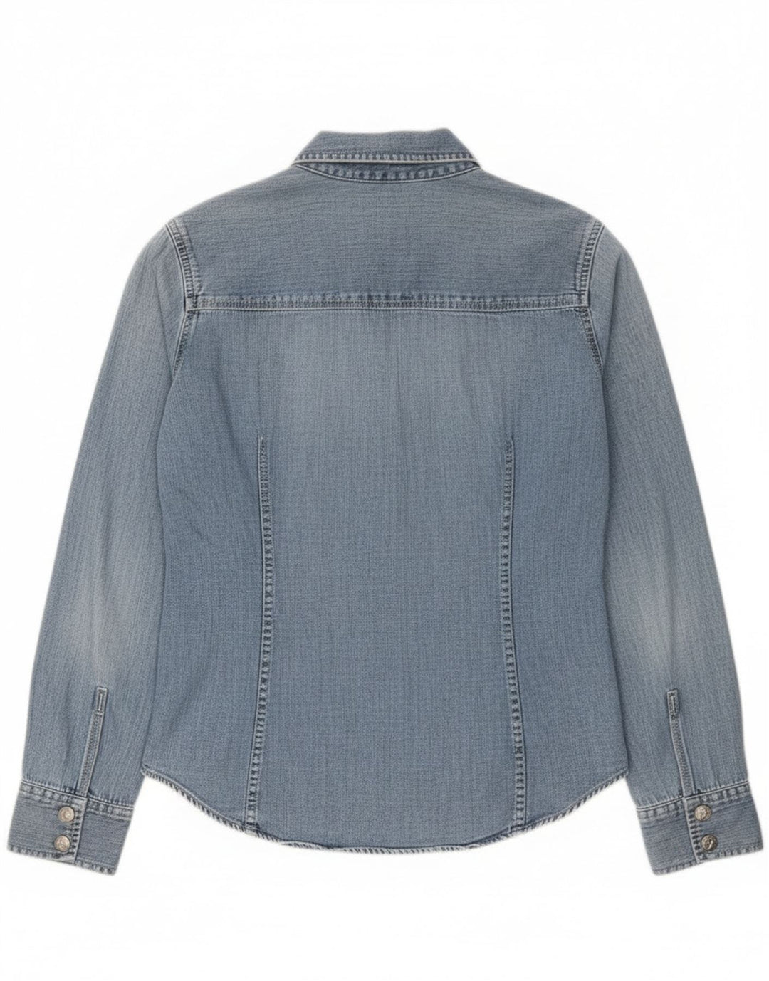 Camicia di jeans da donna Calvin Klein Jeans in cotone blu medio
