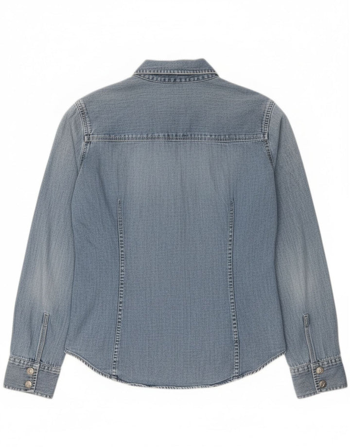 Camicia di jeans da donna Calvin Klein Jeans in cotone blu medio
