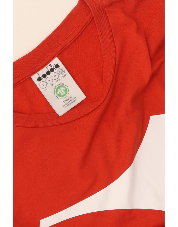 T-shirt grafica da uomo Diadora Top Small Rossa