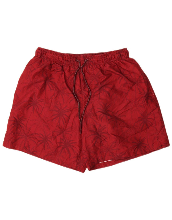 Pantaloncini da bagno da uomo Mountain Warehouse Poliestere floreale rosso medio