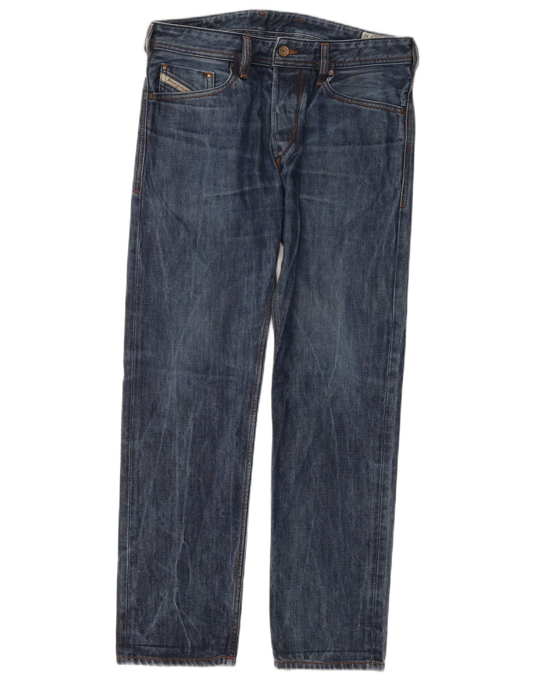 DIESEL Jeans Koolter Regular Slim affusolati da uomo W32 L30 cotone blu