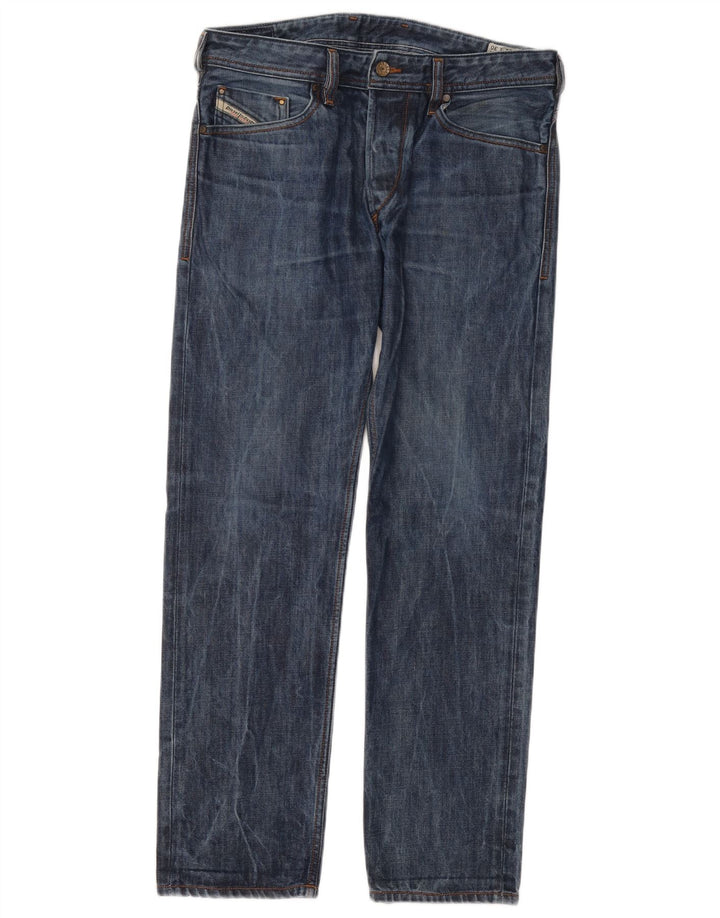 DIESEL Jeans Koolter Regular Slim affusolati da uomo W32 L30 cotone blu