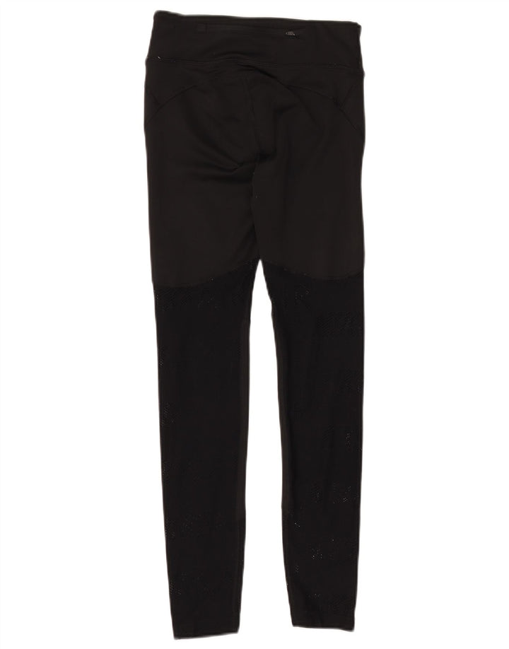 Leggings grafici Nike Dri Fit da donna UK 4 XS poliestere nero