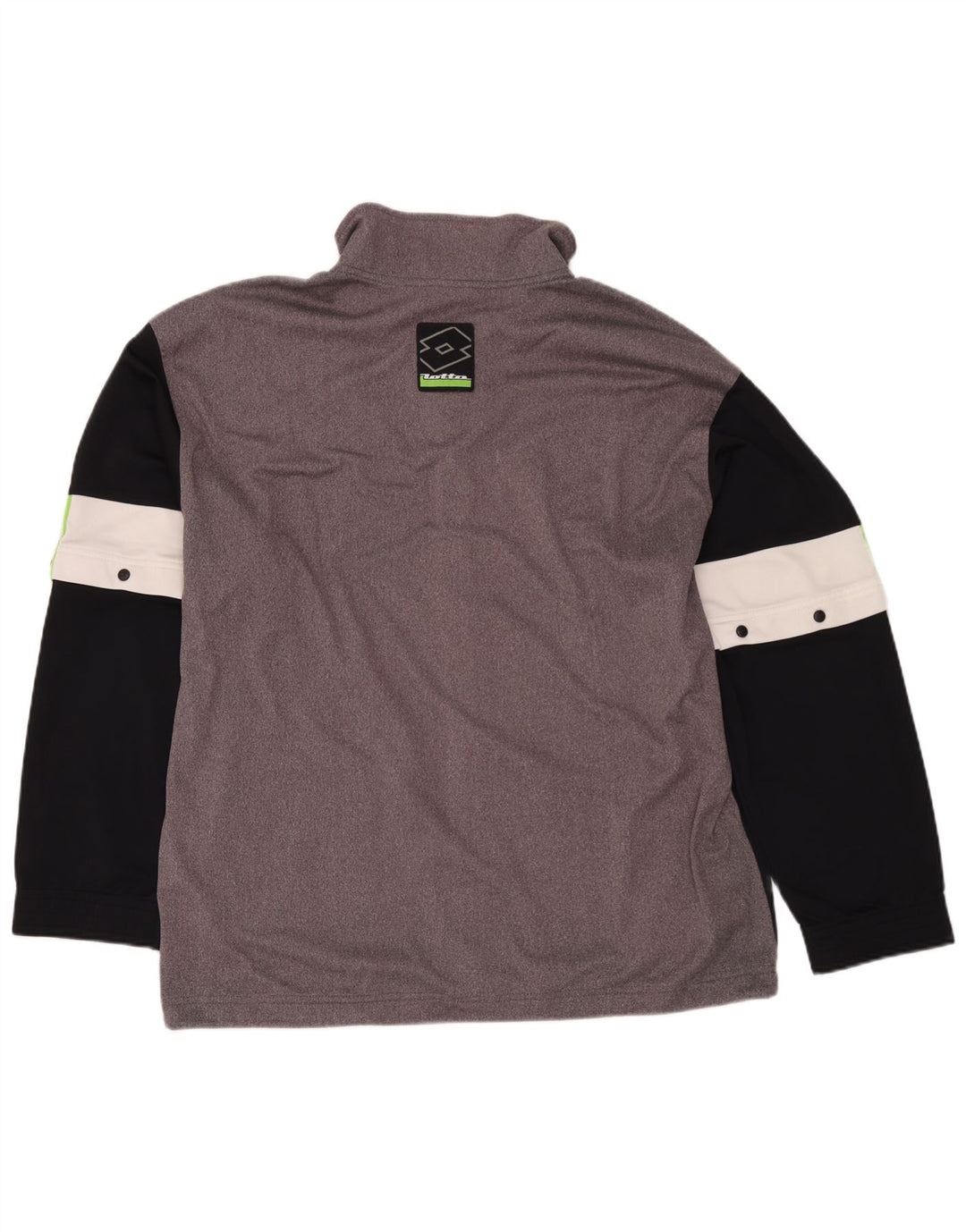 Giacca da tuta da uomo Lotto UK 44/46 2XL Poliestere color block grigio