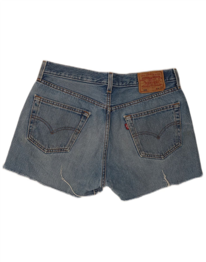 Pantaloncini di jeans Levi's 501 da uomo W34 grandi blu
