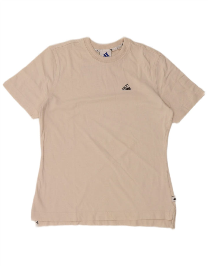 T-shirt da donna Adidas Top UK 12 medio cotone bianco sporco