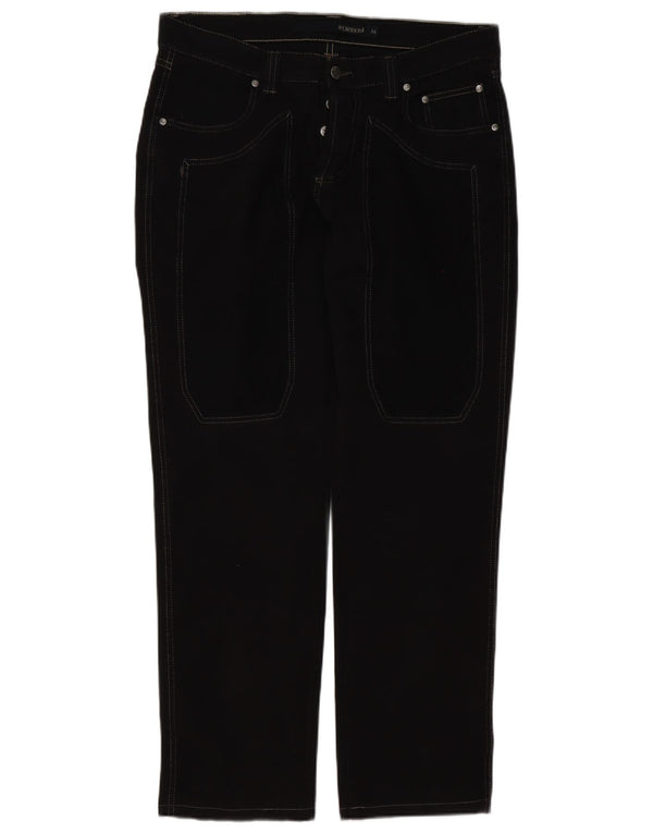 Jeans dritti da uomo Jeckerson W36 L32 cotone nero