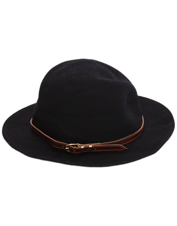 Cappello Fedora da uomo P.G.Field grande in lana blu navy