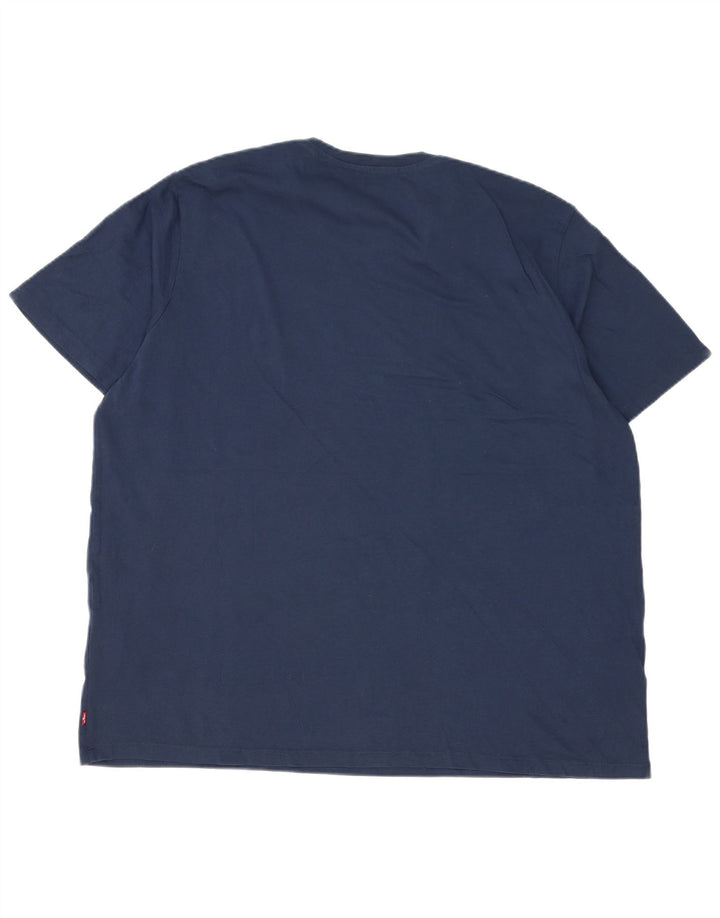T-shirt grafica da uomo Levi's Top 2XL in cotone blu navy