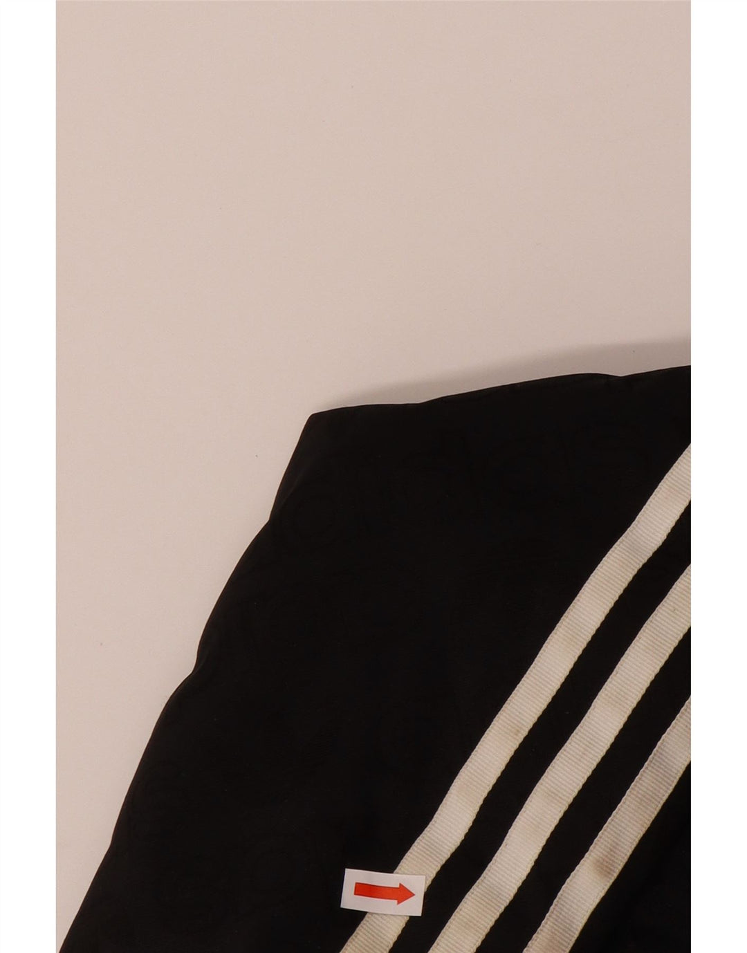 ADIDAS Womens Hooded Padded Jacket UK 14 Medium Black Polyester Logo