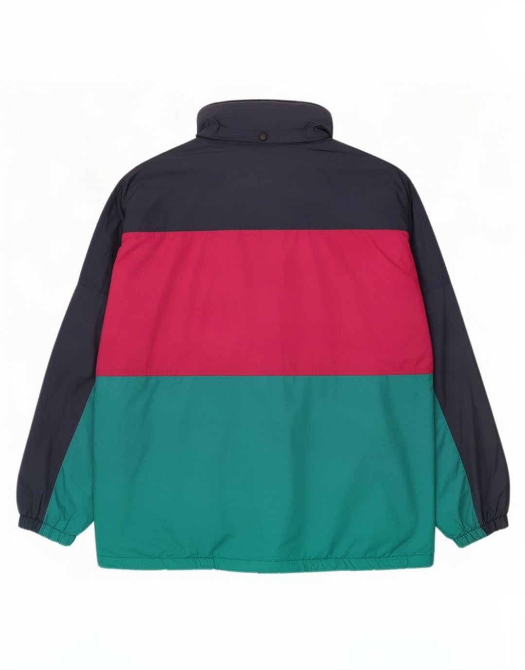 Giacca da tuta da uomo vestibilità ampia O'Kief, grande nylon color block blu