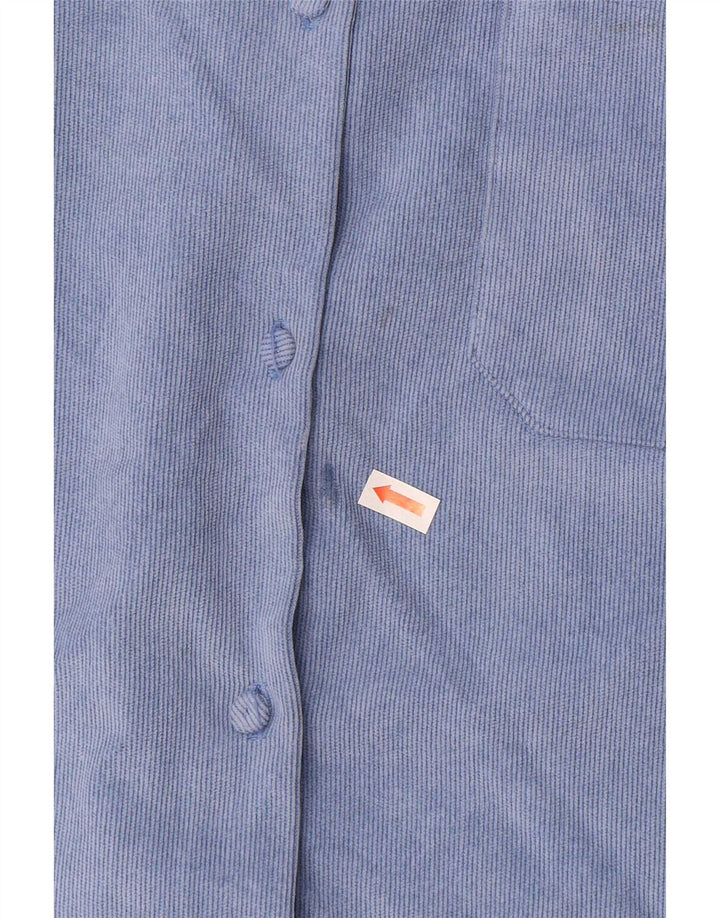 Camicia oversize da donna Zara Oversize UK 14 Poliestere blu medio