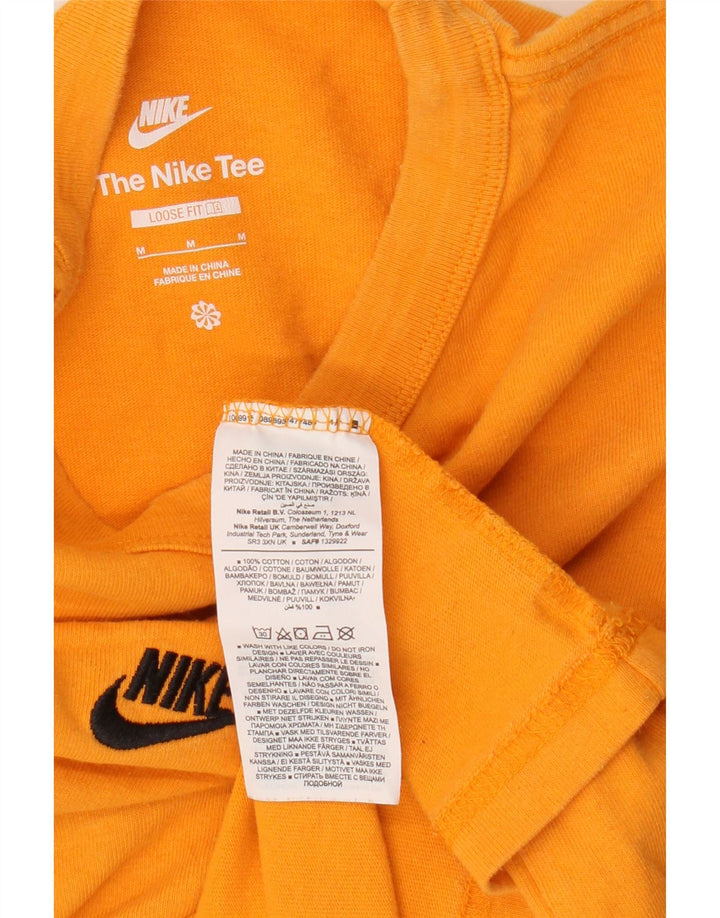 T-shirt Nike da uomo dal taglio ampio, in cotone arancione medio