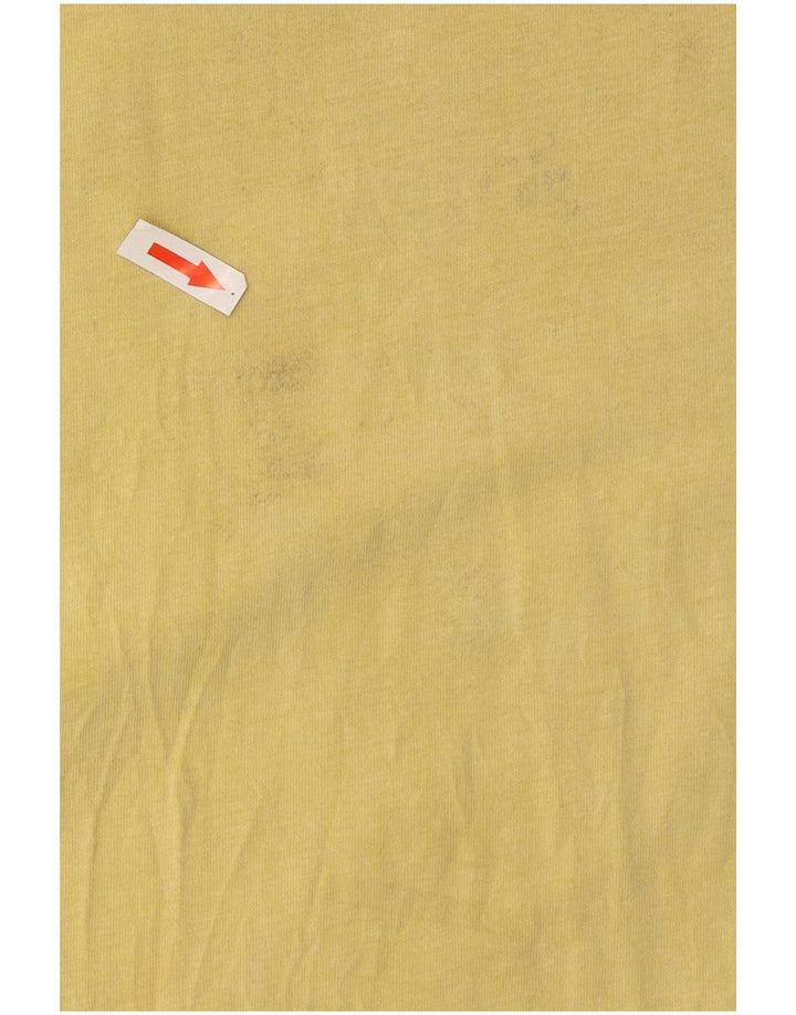T-shirt grafica da uomo Volcom Top in cotone giallo medio