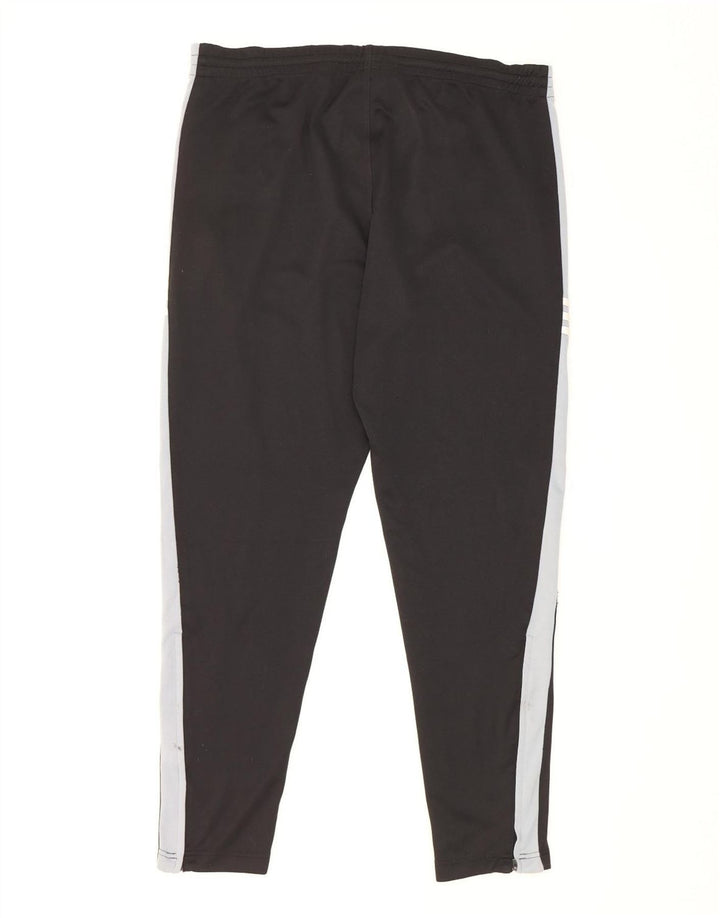 Pantaloni da tuta da uomo Adidas UK 40/42 Poliestere color block medio nero