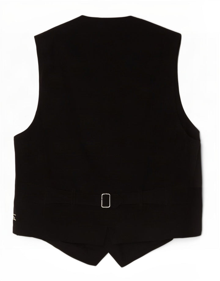 Gilet da donna Fenn Wright Manson UK 10 Small Nero Seta geometrica