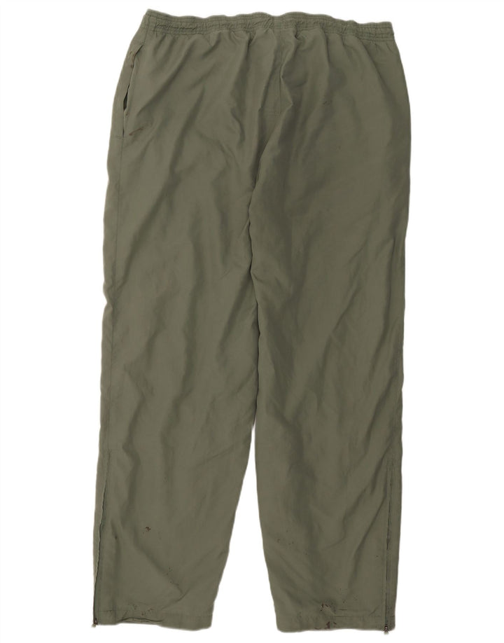 Pantaloni da tuta da uomo Adidas UK 44/46 Large Poliestere kaki