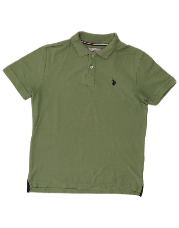 Polo Assn. Polo da uomo piccola in cotone kaki