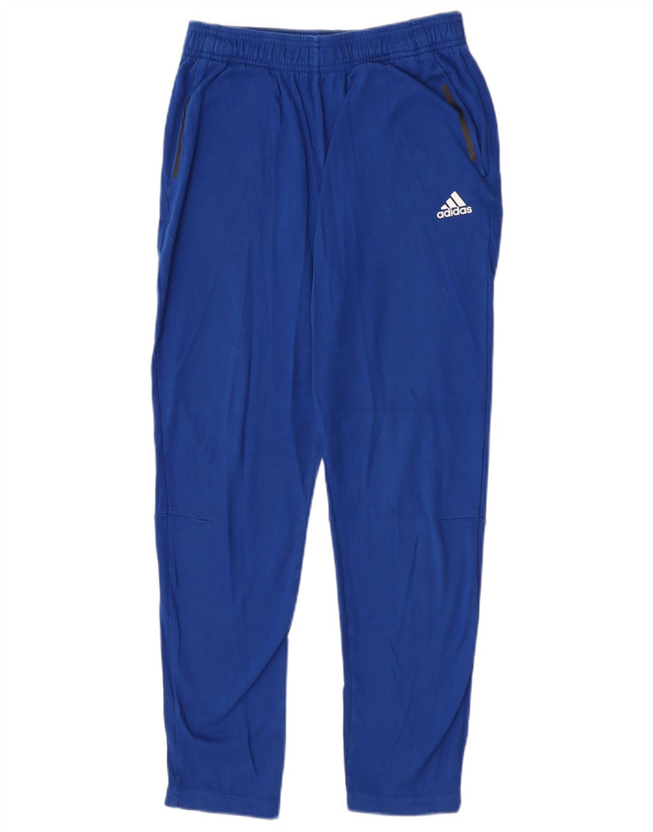 Pantaloni Tuta Adidas Ragazzo 13-14 Anni Cotone Blu