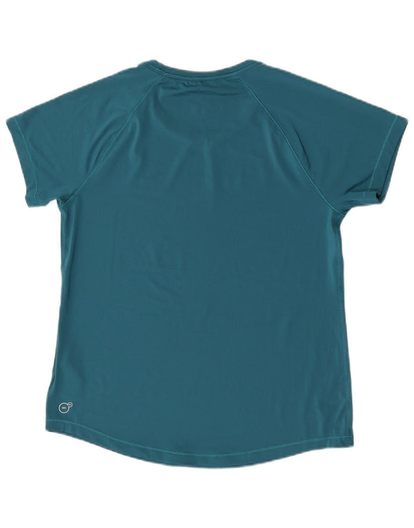 Puma T-shirt da donna Top UK 16 Large Verde Poliestere