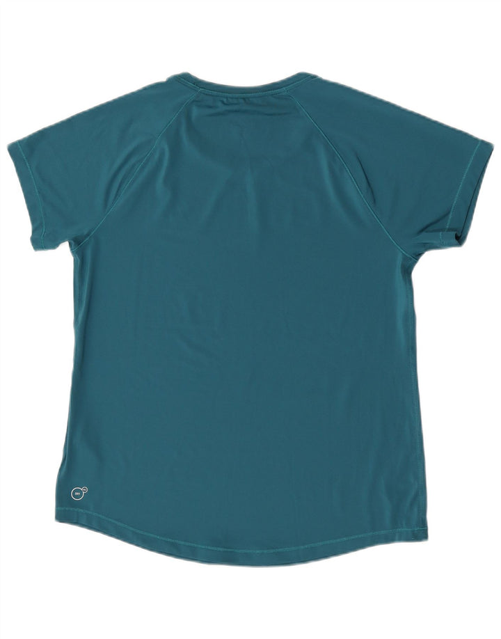 Puma T-shirt da donna Top UK 16 Large Verde Poliestere