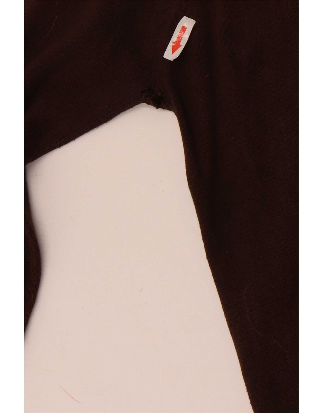 Maglione cardigan da donna Zara UK 12 cotone marrone medio