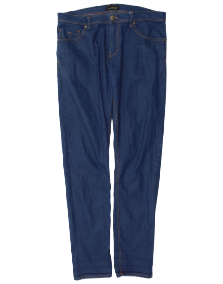 Jeans slim da uomo Zara EU 46 XL W36 L34 Blu