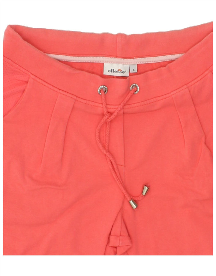 ELLESSE Womens Shorts UK 14 Large  W30 Pink Vintage Ellesse and Second-Hand Ellesse from Messina Hembry 