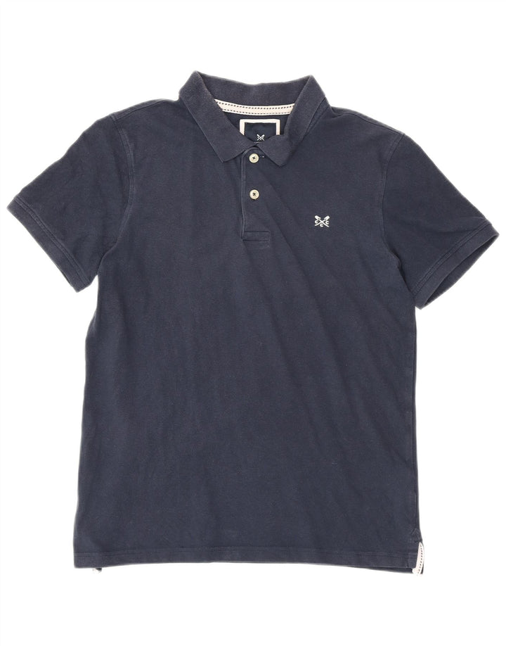 CREW CLOTHING Polo da uomo in cotone blu navy medio