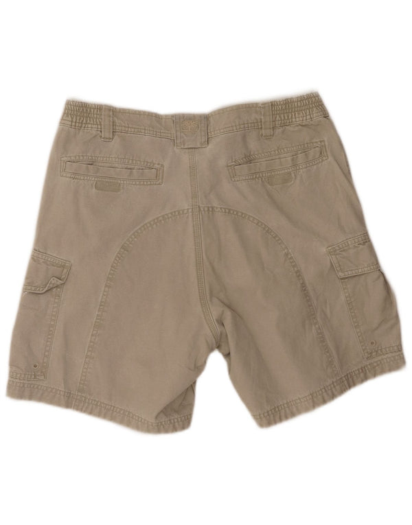 Pantaloncini cargo da uomo Timberland W34 Large in cotone beige