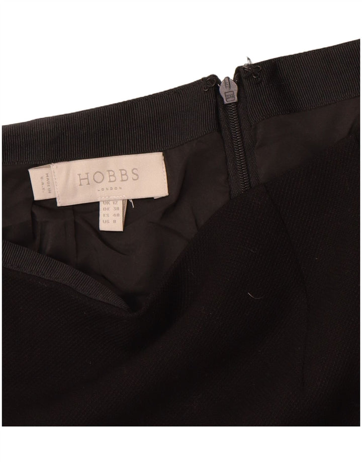 Gonna a tubino da donna HOBBS UK 12 media W30 poliestere nero