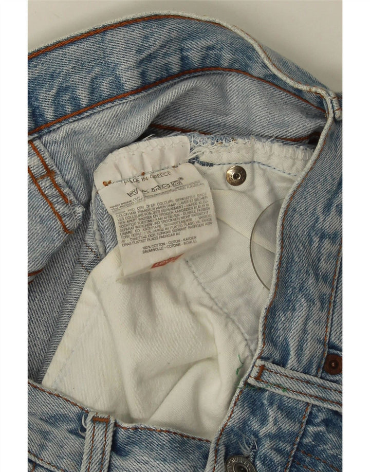 Gonna di jeans midi 501 Levi's da donna W29 piccola in cotone blu