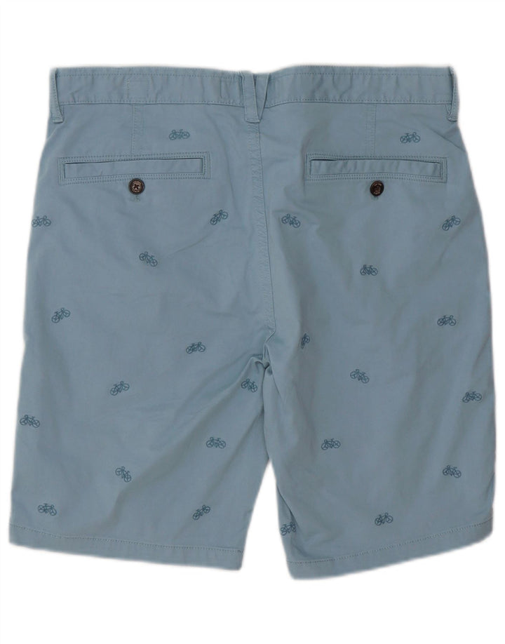 Pantaloncini chino da uomo Fat Face W34 grande cotone maculato blu