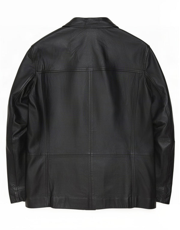 Giacca in pelle da uomo Gipsy UK 40 grande nera
