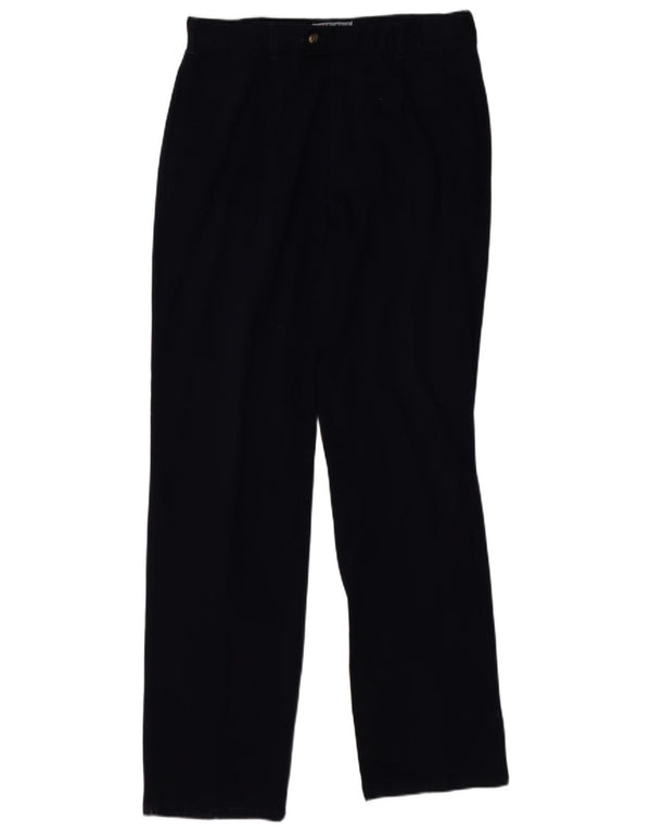 Pantaloni chino dritti da uomo Fila IT 50 Large W32 L32 cotone blu navy