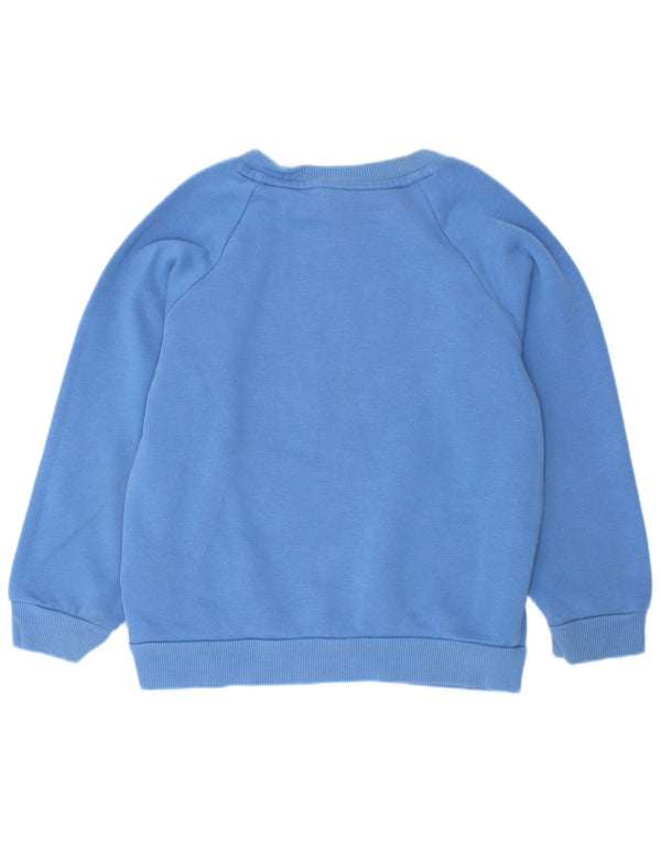 Felpa grafica Adidas da bambino, 2-3 anni, in cotone blu